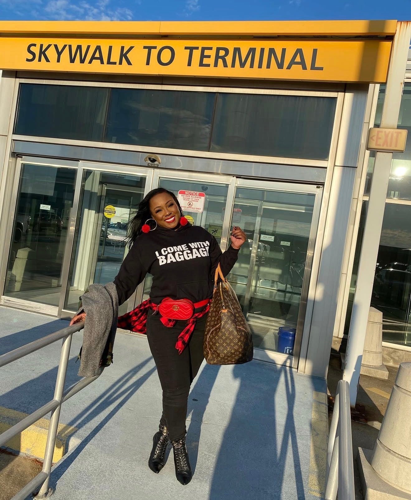 I Come With Baggage Hoodie