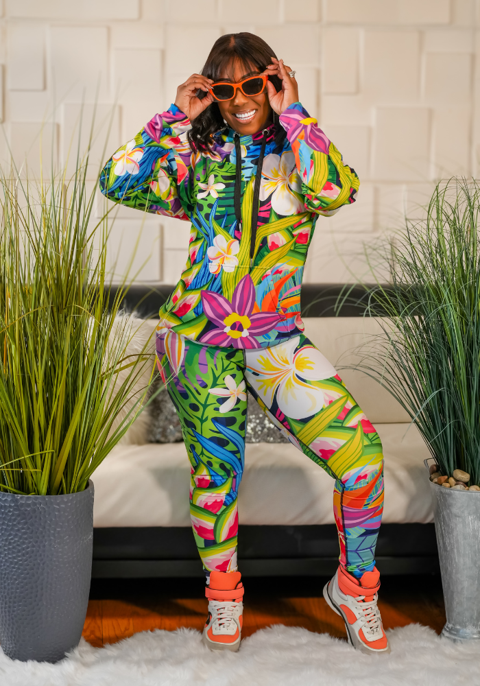The Fierce & Floral Diva Hoodie