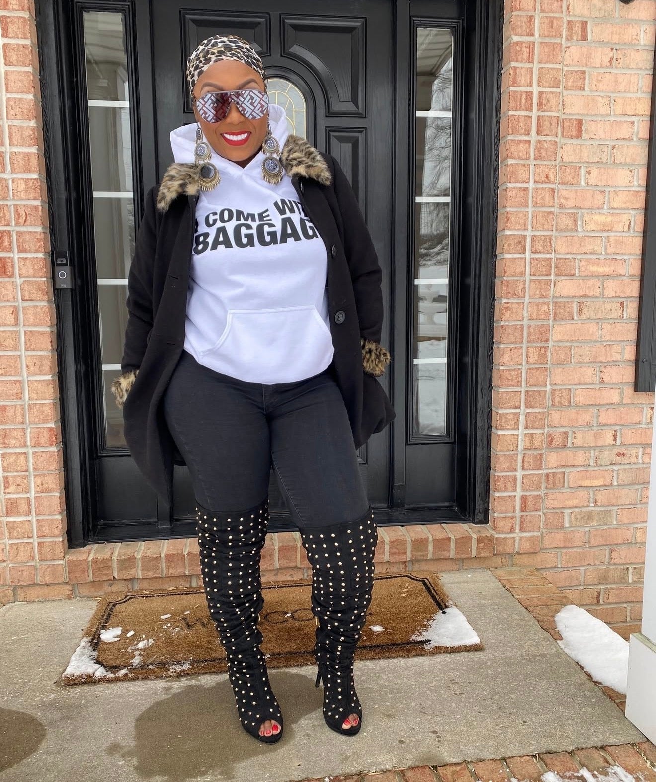 I Come With Baggage Hoodie