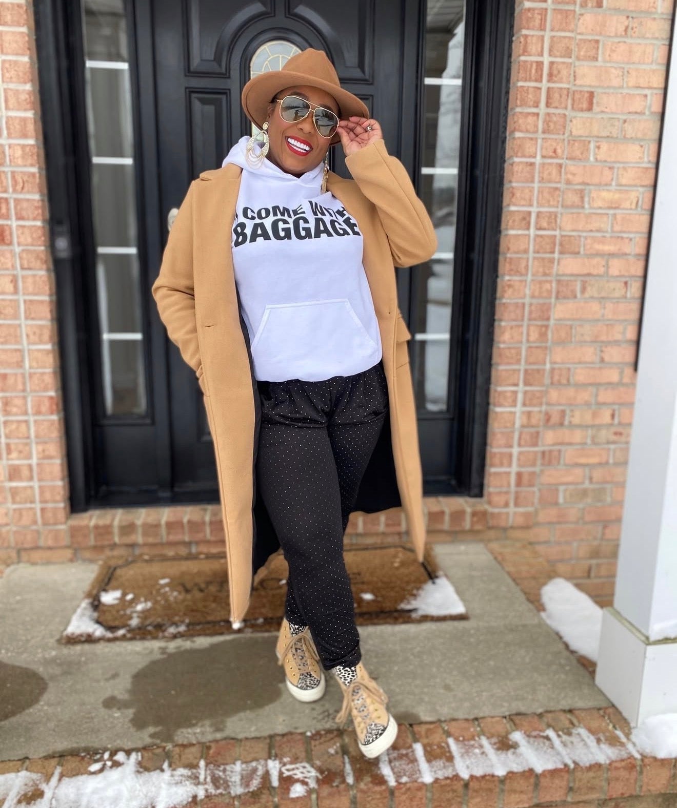 I Come With Baggage Hoodie