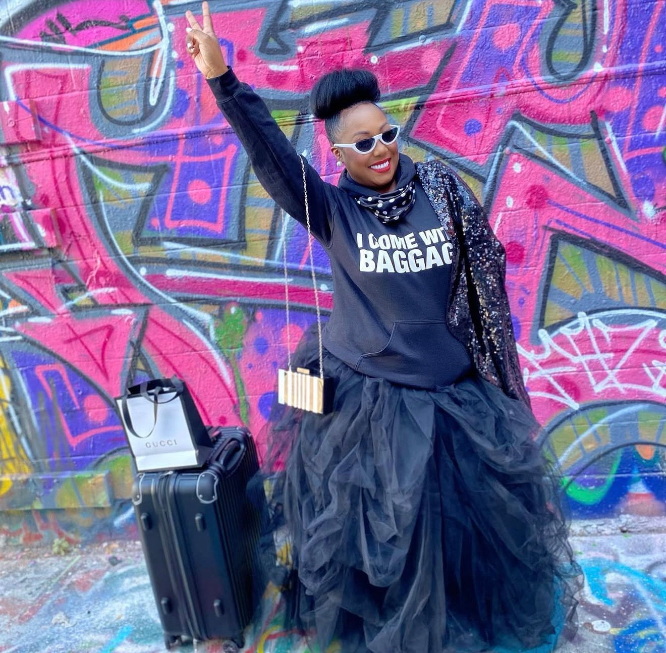 I Come With Baggage Hoodie